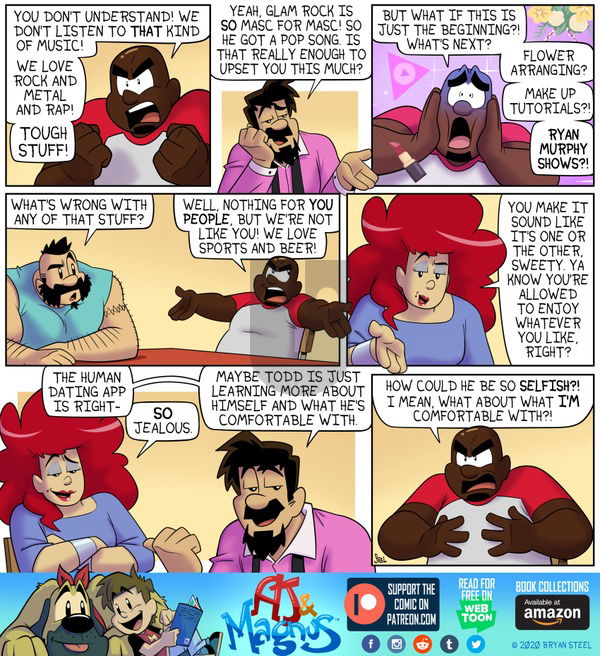 AJ and Magnus on Sunday October 18, 2020 Comic Strip