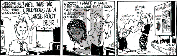 Luann on Thursday August 15, 1991 Comic Strip