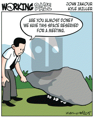 Working Daze on Saturday September 3, 2005 Comic Strip