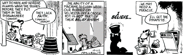 Over the Hedge on Tuesday October 22, 1996 Comic Strip