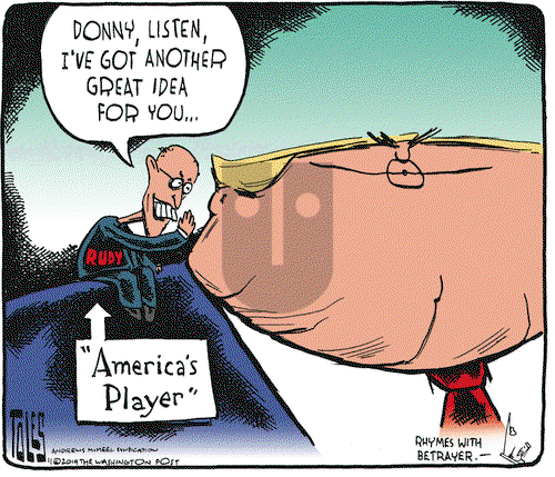 Tom Toles on Friday November 22, 2019 Comic Strip