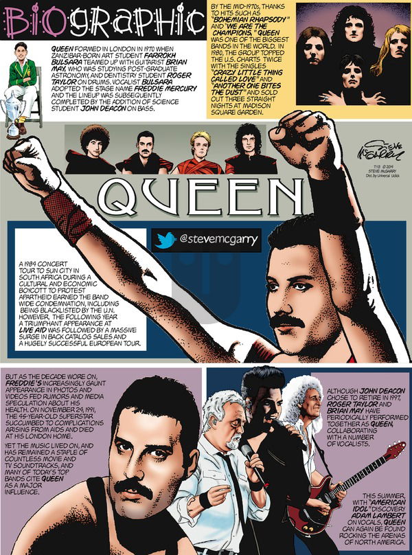 Biographic on Sunday July 13, 2014 Comic Strip