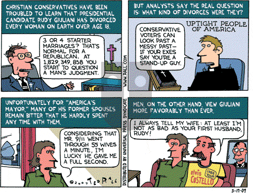 Ted Rall on Saturday March 17, 2007 Comic Strip