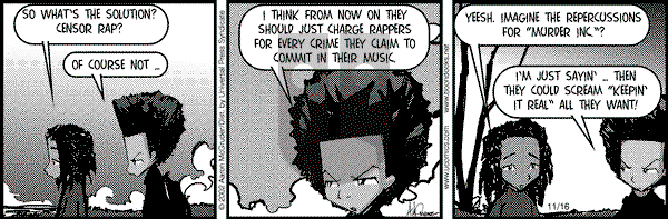 The Boondocks on Saturday June 19, 2010 Comic Strip