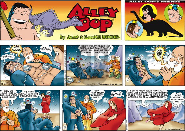 Alley Oop on Sunday October 27, 2013 Comic Strip