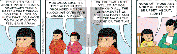 Nancy on Friday February 26, 2021 Comic Strip