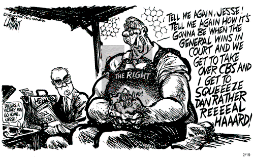 Pat Oliphant on Tuesday February 19, 1985 Comic Strip