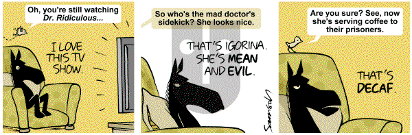 Dark Side of the Horse on Saturday February 18, 2012 Comic Strip