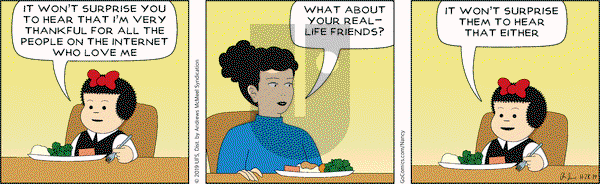 Nancy on Thursday November 28, 2019 Comic Strip