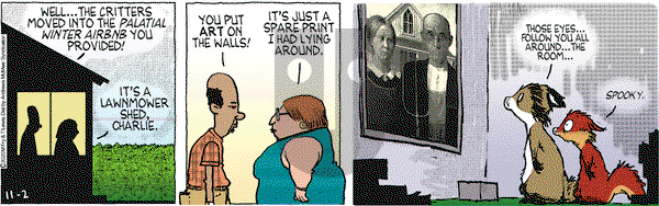 Over the Hedge on Monday November 2, 2020 Comic Strip