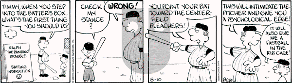 Drabble on Thursday August 10, 2000 Comic Strip