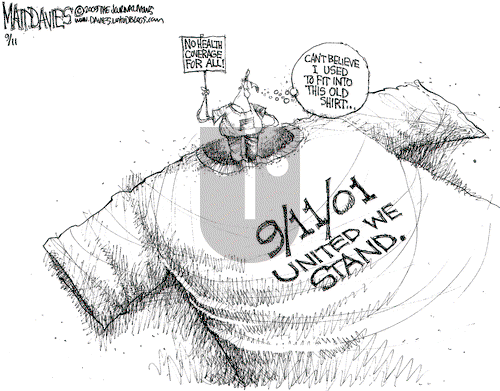 Matt Davies - Friday September 11, 2009 Comic Strip