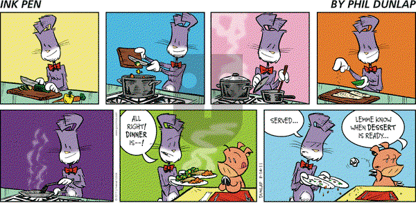 Ink Pen - Sunday August 14, 2011 Comic Strip