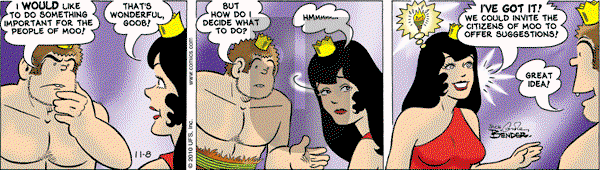 Alley Oop on Monday November 8, 2010 Comic Strip