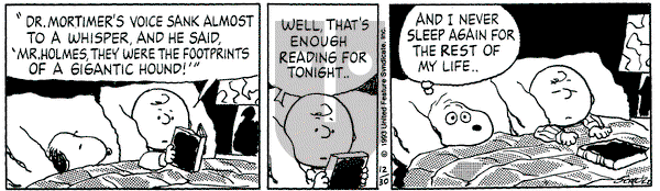 Peanuts on Thursday December 30, 1993 Comic Strip