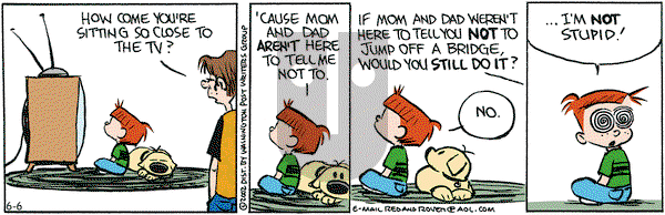 Red and Rover on Thursday June 6, 2002 Comic Strip