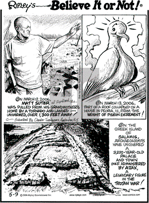Ripley's Believe It or Not on Tuesday May 9, 2006 Comic Strip