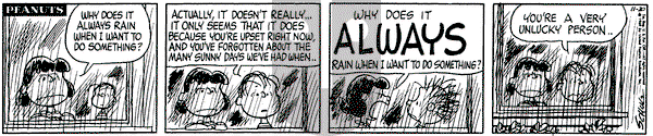 Peanuts on Thursday November 20, 1969 Comic Strip
