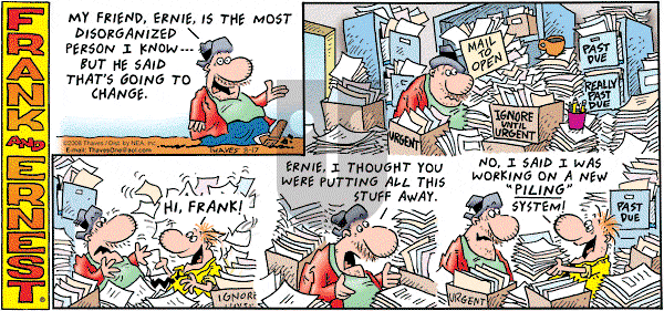 Frank and Ernest on Sunday August 17, 2008 Comic Strip