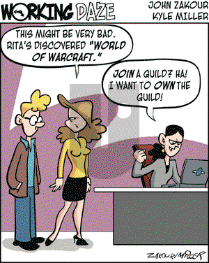 Working Daze on Friday March 28, 2008 Comic Strip