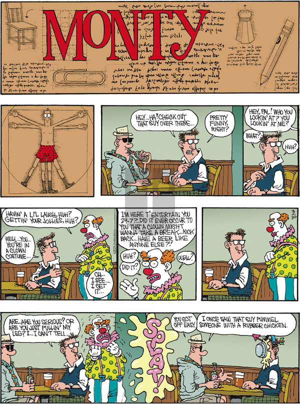 Monty on Sunday March 30, 2025 Comic Strip