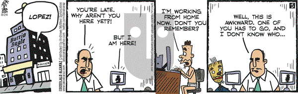 La Cucaracha on Monday August 24, 2020 Comic Strip
