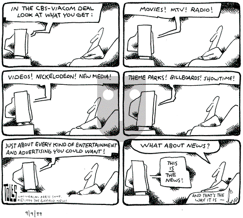 Tom Toles on Thursday September 9, 1999 Comic Strip