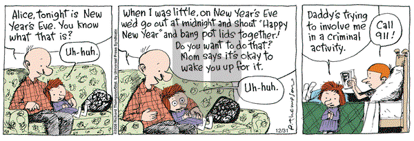 Cul de Sac on Wednesday December 31, 2008 Comic Strip