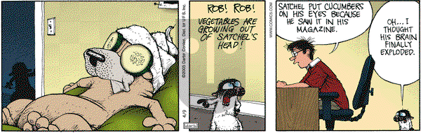 Get Fuzzy on Saturday April 9, 2005 Comic Strip