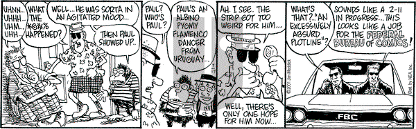 Monty on Tuesday July 17, 2001 Comic Strip