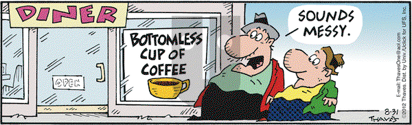 Frank and Ernest on Friday August 31, 2012 Comic Strip