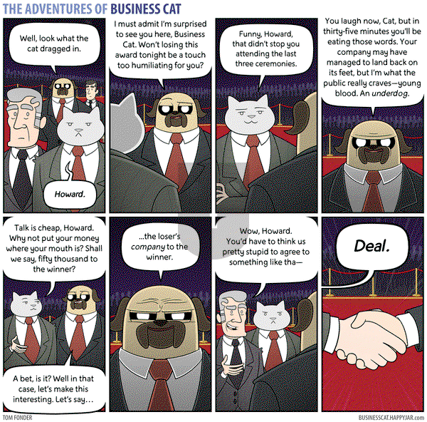 The Adventures of Business Cat on Monday August 1, 2016 Comic Strip