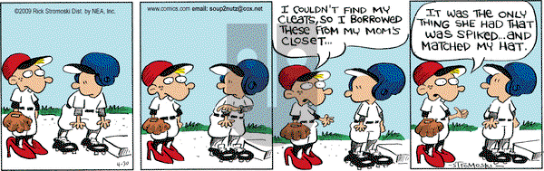 Soup to Nutz - Old on Thursday April 30, 2009 Comic Strip