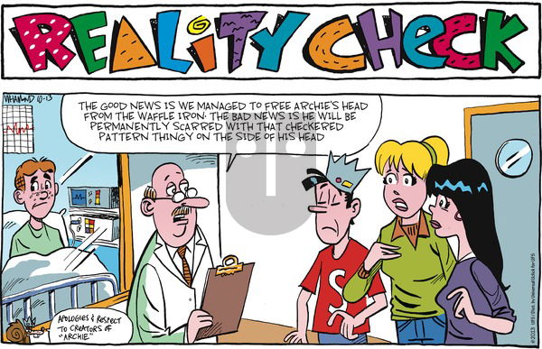 Reality Check on Sunday October 13, 2013 Comic Strip