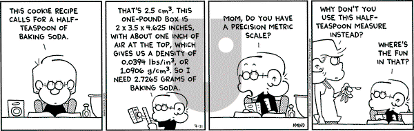 FoxTrot - Wednesday July 21, 2004 Comic Strip