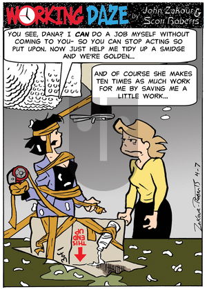 Working Daze on Monday April 7, 2025 Comic Strip