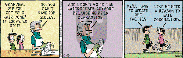 Grand Avenue on Saturday August 15, 2020 Comic Strip