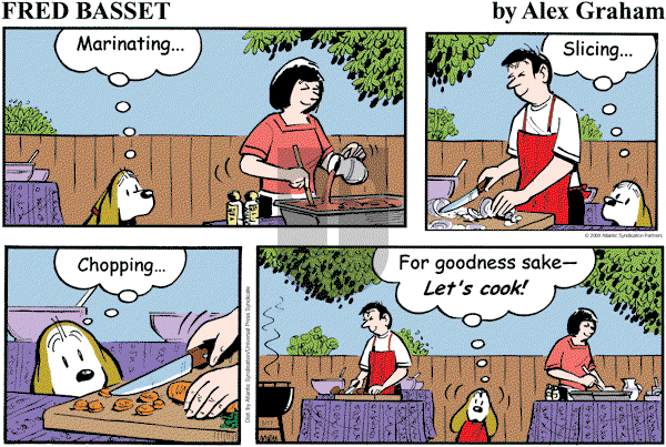 Fred Basset on Sunday May 17, 2009 Comic Strip