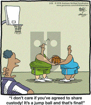 In the Bleachers on Monday March 26, 2018 Comic Strip