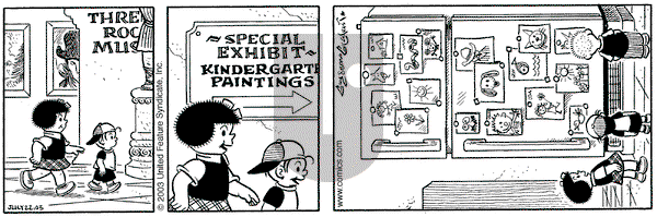 Nancy on Tuesday July 22, 2003 Comic Strip