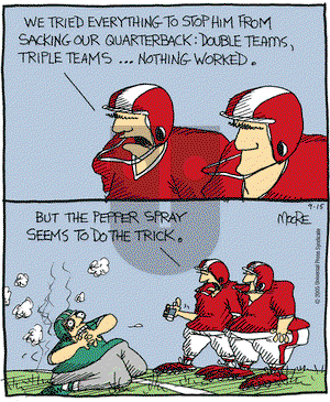 In the Bleachers on Thursday September 15, 2005 Comic Strip