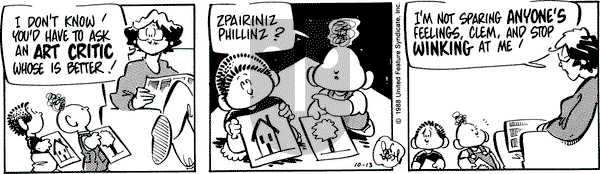 Rose is Rose on Thursday October 13, 1988 Comic Strip