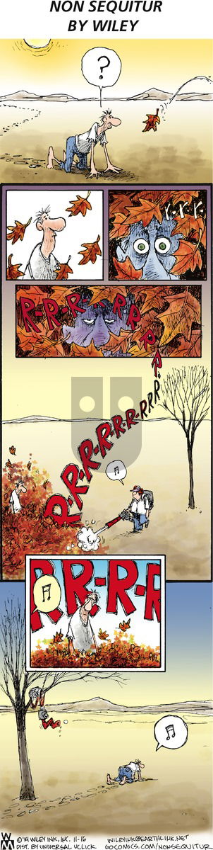 Non Sequitur on Sunday November 16, 2014 Comic Strip
