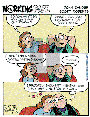 Working Daze on Saturday December 13, 2008 Comic Strip