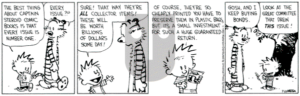 Calvin and Hobbes on Monday July 20, 1992 Comic Strip