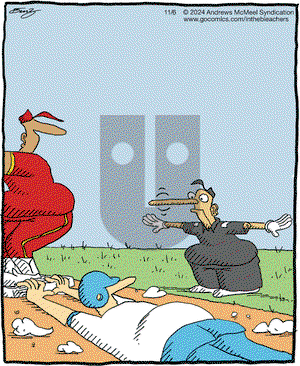 In the Bleachers - Wednesday November 6, 2024 Comic Strip