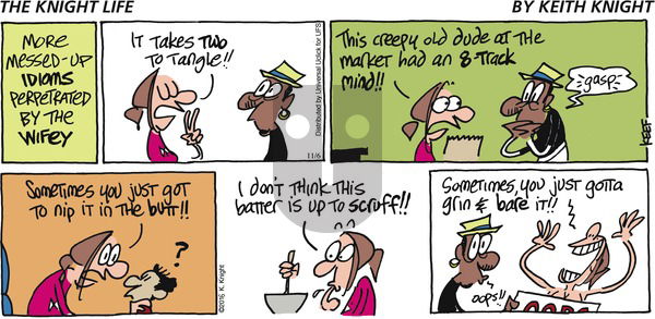 The Knight Life on Sunday November 6, 2016 Comic Strip