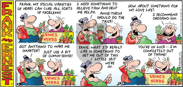 Frank and Ernest on Sunday January 10, 2010 Comic Strip