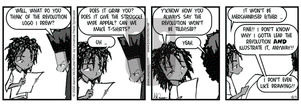 The Boondocks on Thursday June 1, 2000 Comic Strip