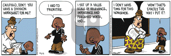 Frazz on Thursday September 23, 2004 Comic Strip